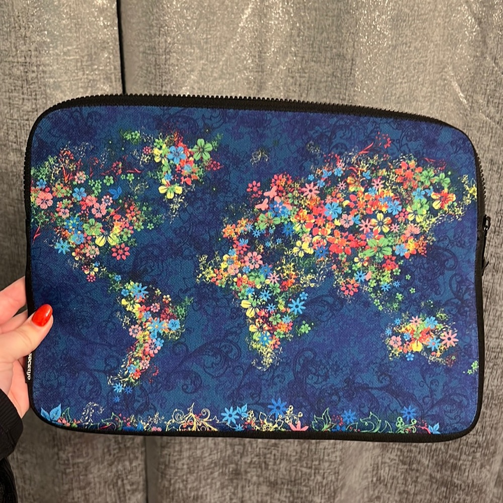 World Map 13inch Laptop Sleeve